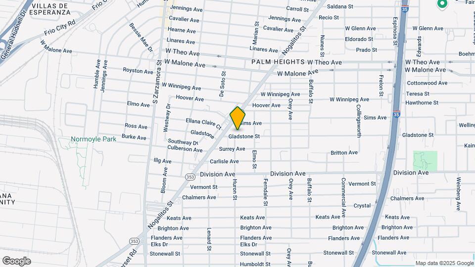 1135 Gladstone Ave Map and Location Details