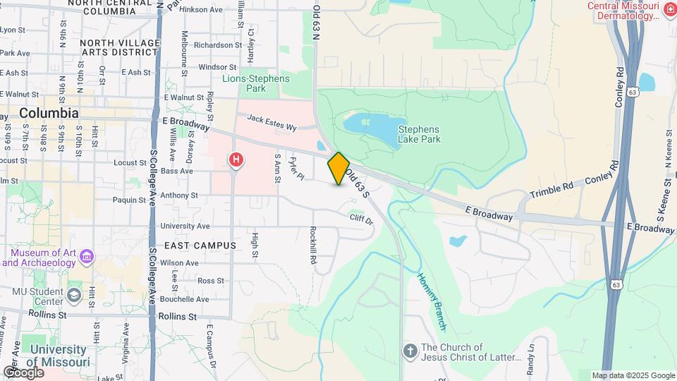 1814 Sunrise Dr Map and Location Details