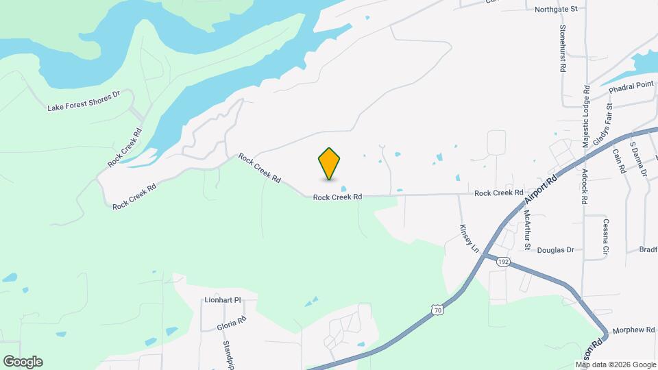 512 Rock Creek Rd Mapa y Detalles de la Ubicación