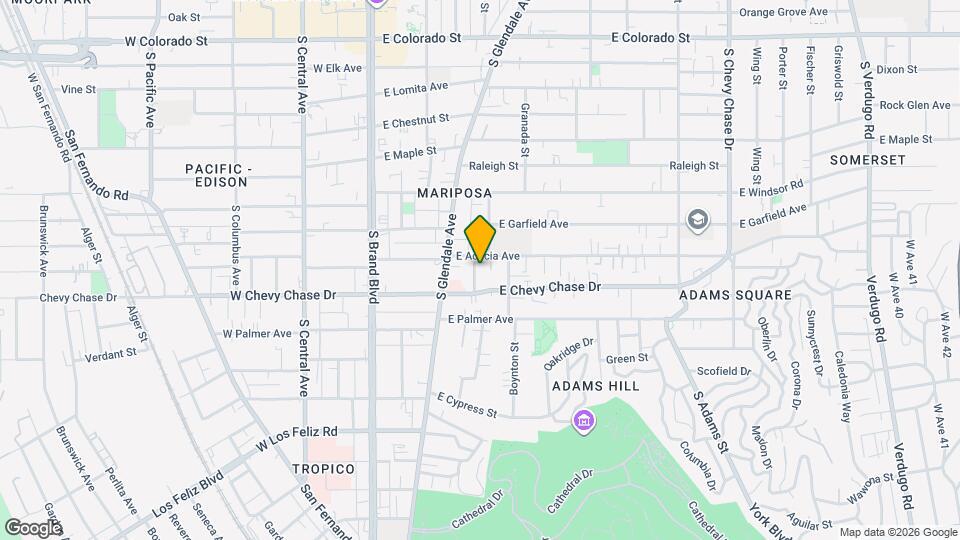1010 Mariposa St Map and Location Details