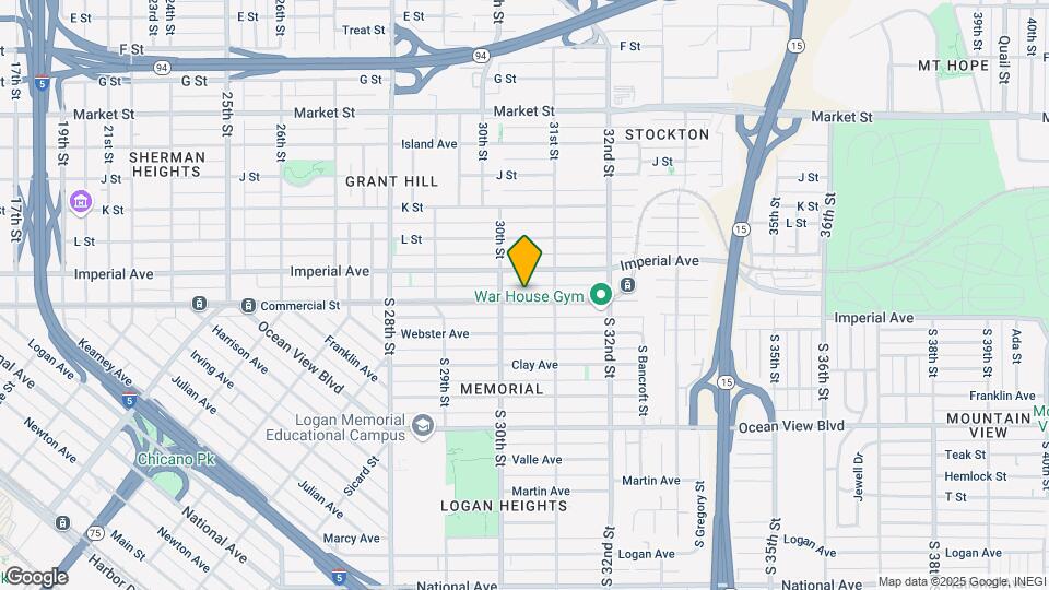 3048 Commercial St Map and Location Details