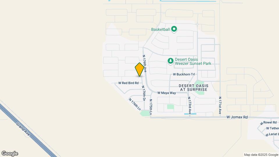 17647 W Bajada Rd Map and Location Details