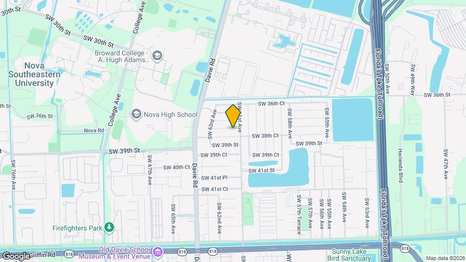 6120 SW 38th St Map and Location Details