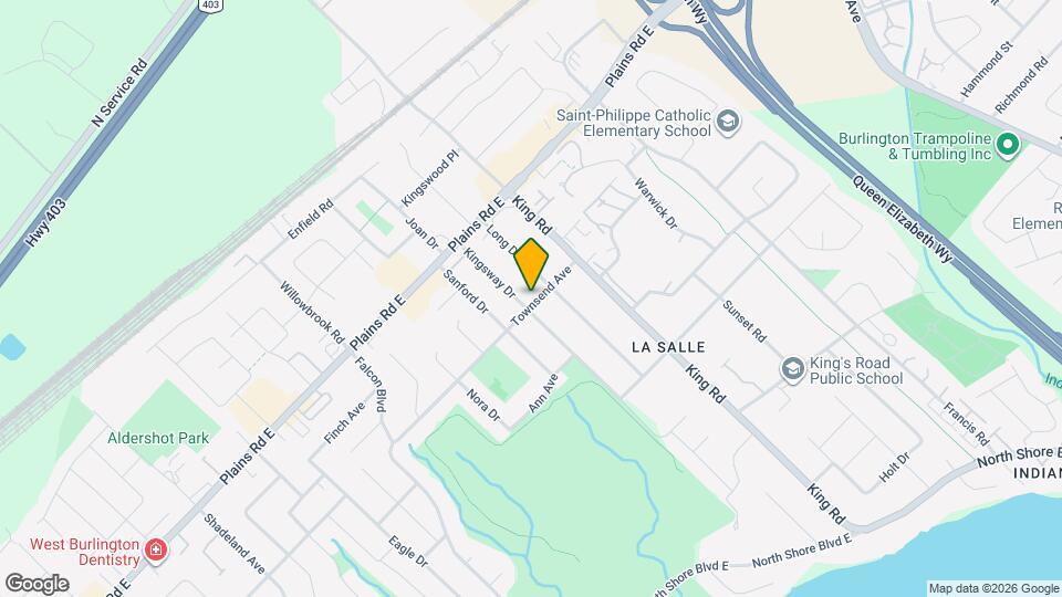 925 Kingsway Dr Map and Location Details