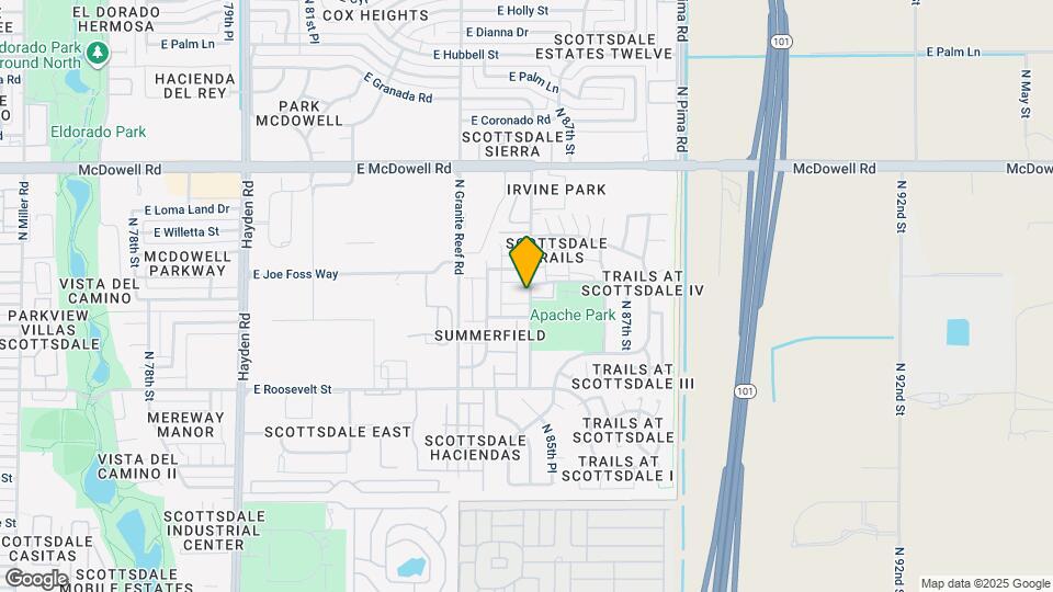 1202 N 85th Pl Map and Location Details