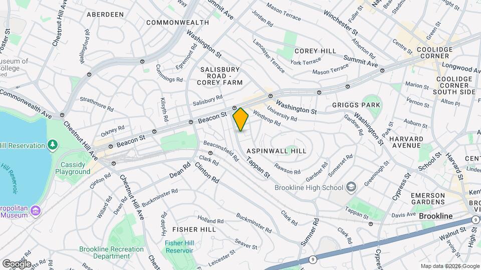 327 Tappan St Map and Location Details