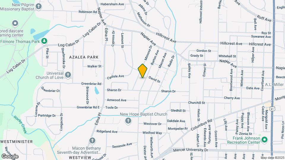 1227 Burton Ave Map and Location Details