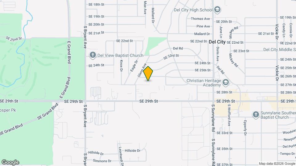 3633 SE 27th St Map and Location Details