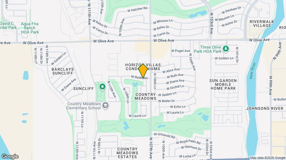 10729 W Ruth Ave, Unit 628A Mapa y Detalles de la Ubicación