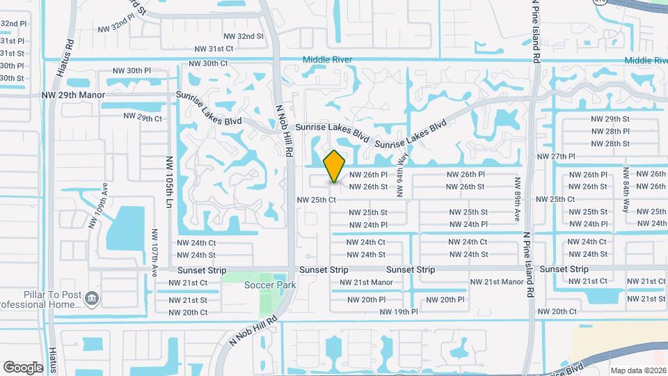 2590 NW 98th Ave Map and Location Details