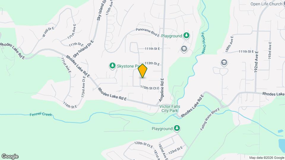 11417 179th Ave Ct E Map and Location Details