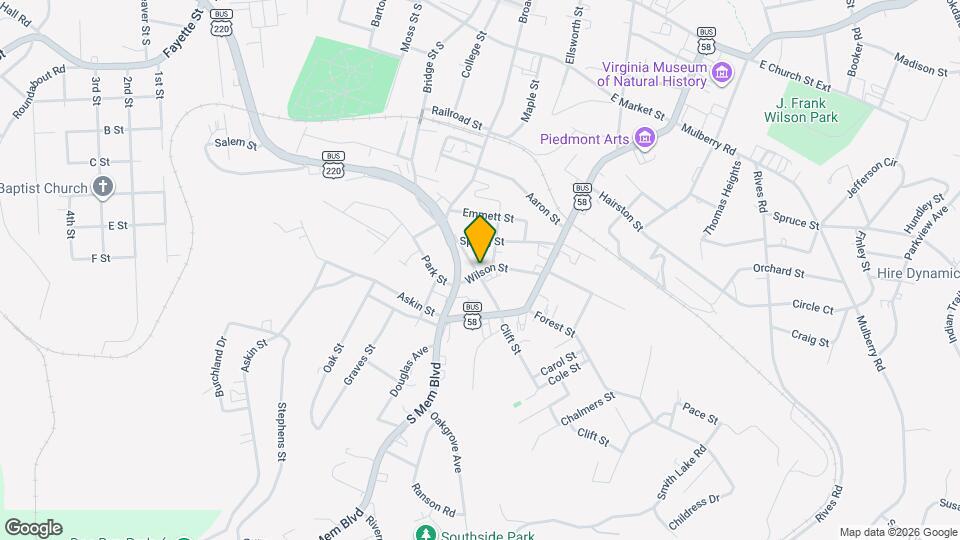 715 Carter St Map and Location Details