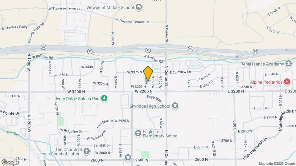 3288 N 200 W Map and Location Details