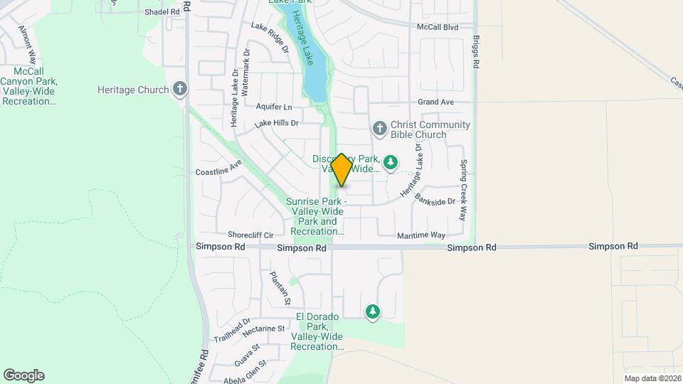 28301 Sunrise Skies Way Mapa y Detalles de la Ubicación