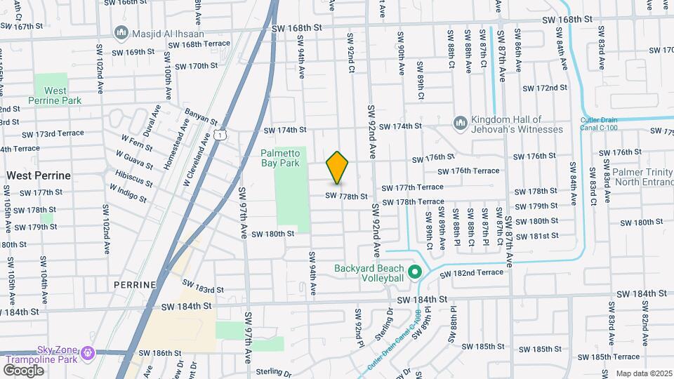 9301 SW 178th St Mapa y Detalles de la Ubicación