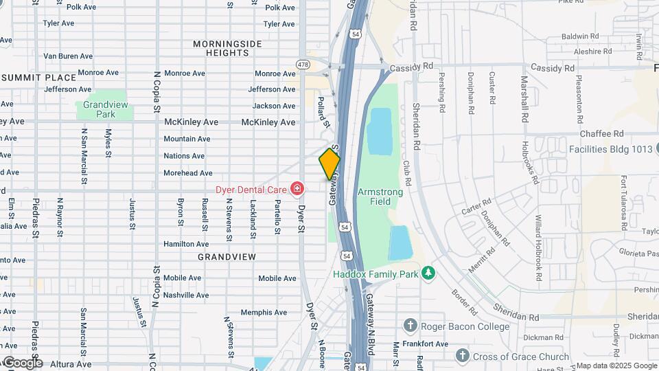 4101 Fort Blvd Map and Location Details
