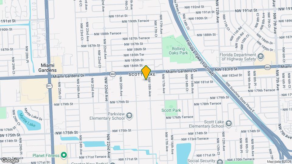 18140 NW 18th Ave Map and Location Details