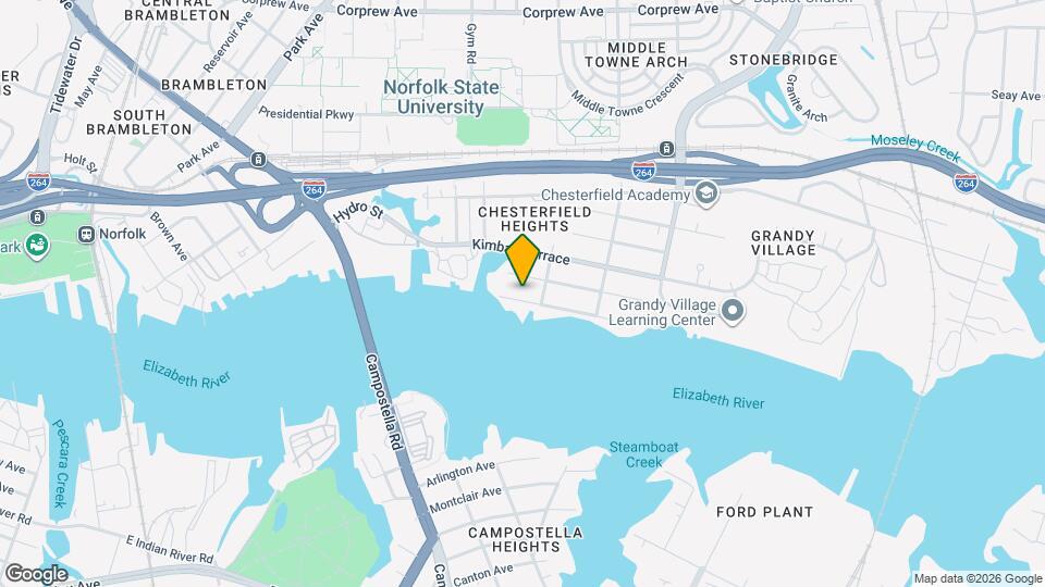 2624 Chesterfield Blvd Map and Location Details