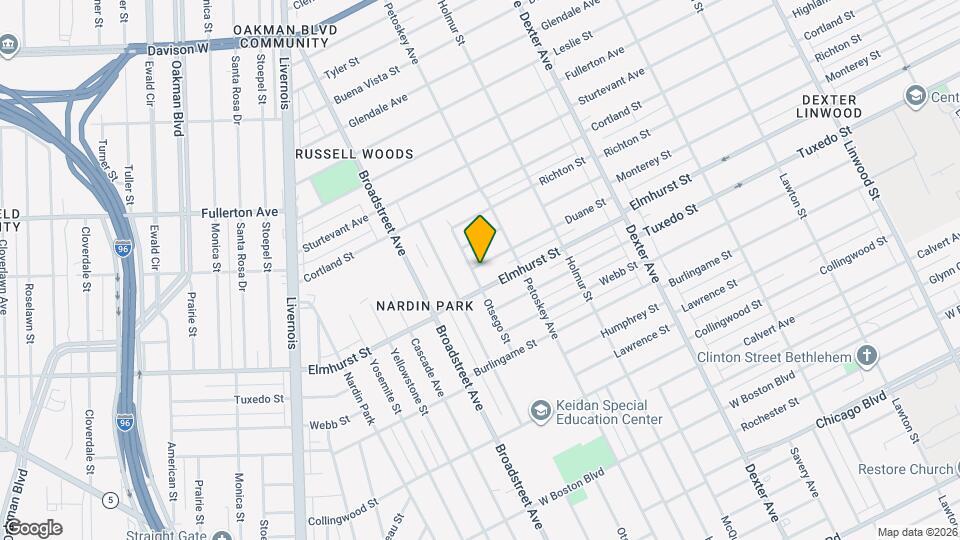 4281 Duane St Mapa y Detalles de la Ubicación