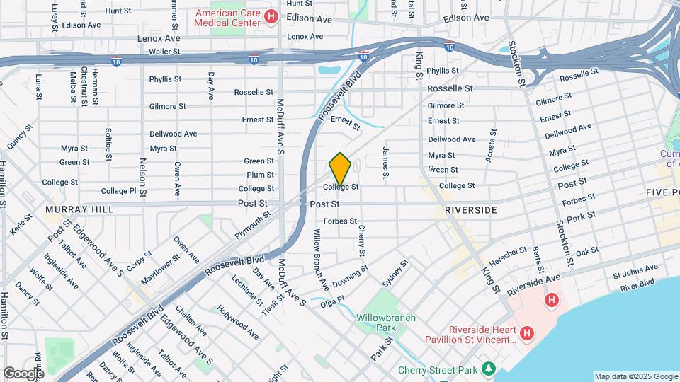931 Rubel St Map and Location Details
