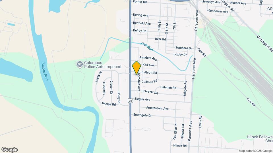 2741 Thorndale Ave Map and Location Details