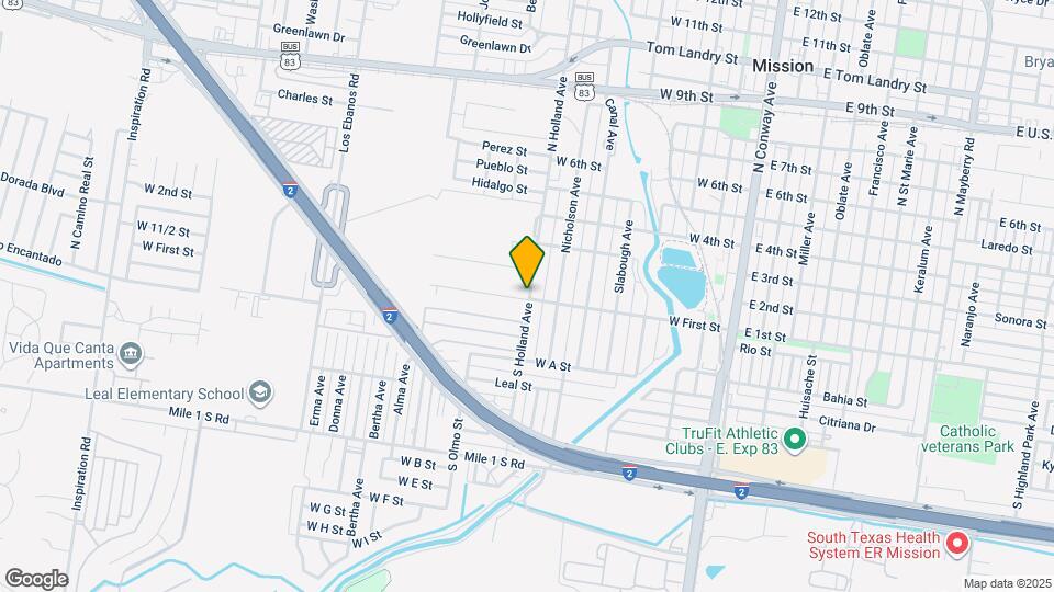 13 N Holland Ave Map and Location Details