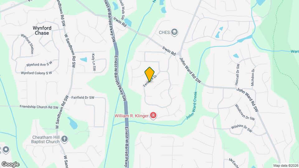 1427 Fenwick Dr Map and Location Details