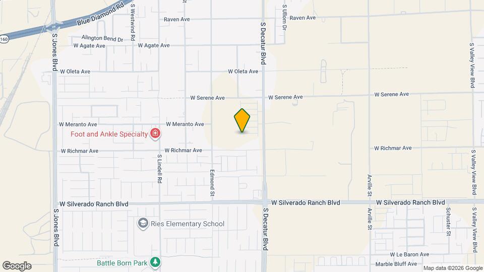 5023 Olive Mesa Ave Map and Location Details