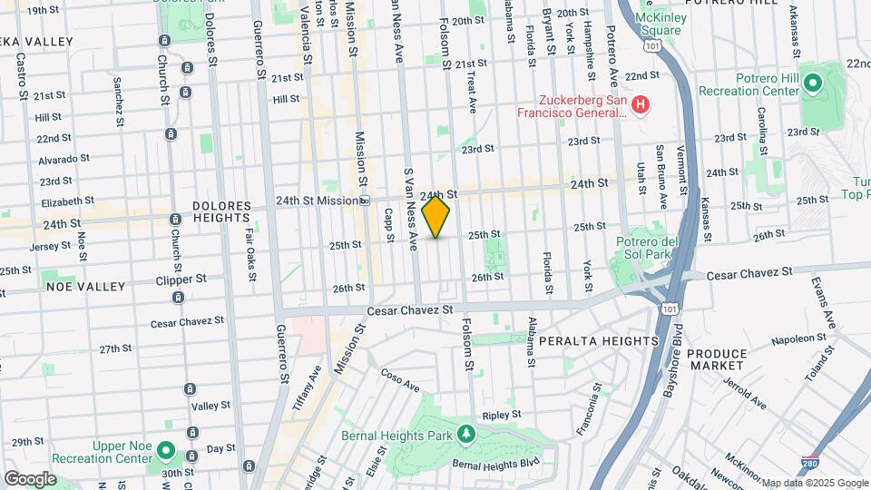 1114 Shotwell St Map and Location Details