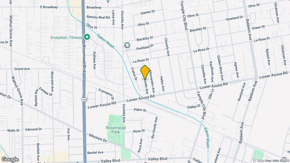 4921 Rio Hondo Ave Mapa y Detalles de la Ubicación
