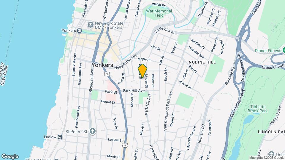 160 Waverly St Map and Location Details