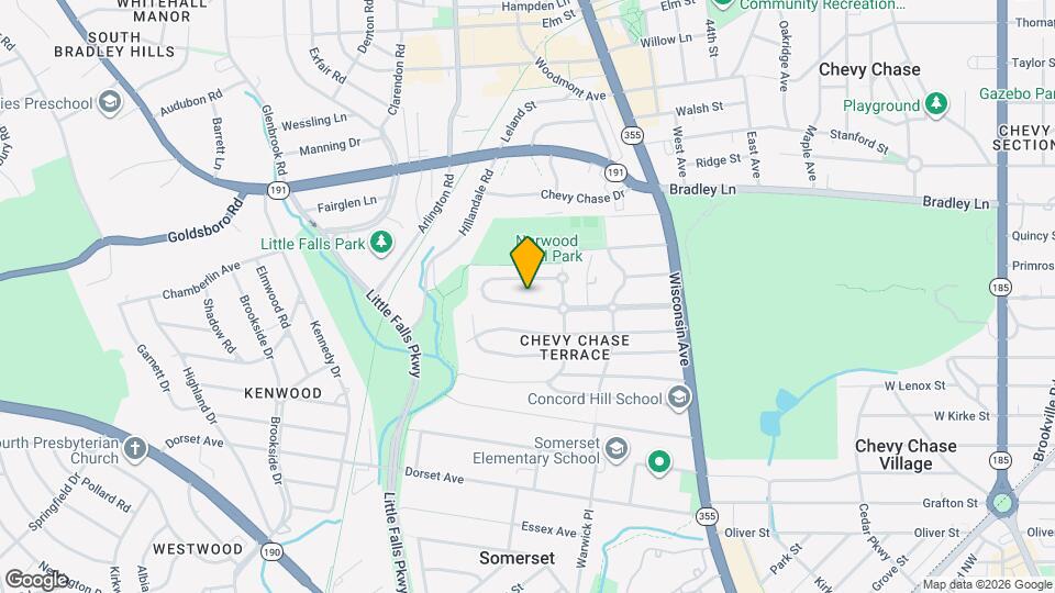 4817 Chevy Chase Blvd Mapa y Detalles de la Ubicación