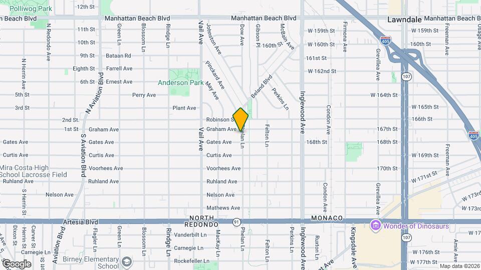 2603 Phelan Ln Map and Location Details