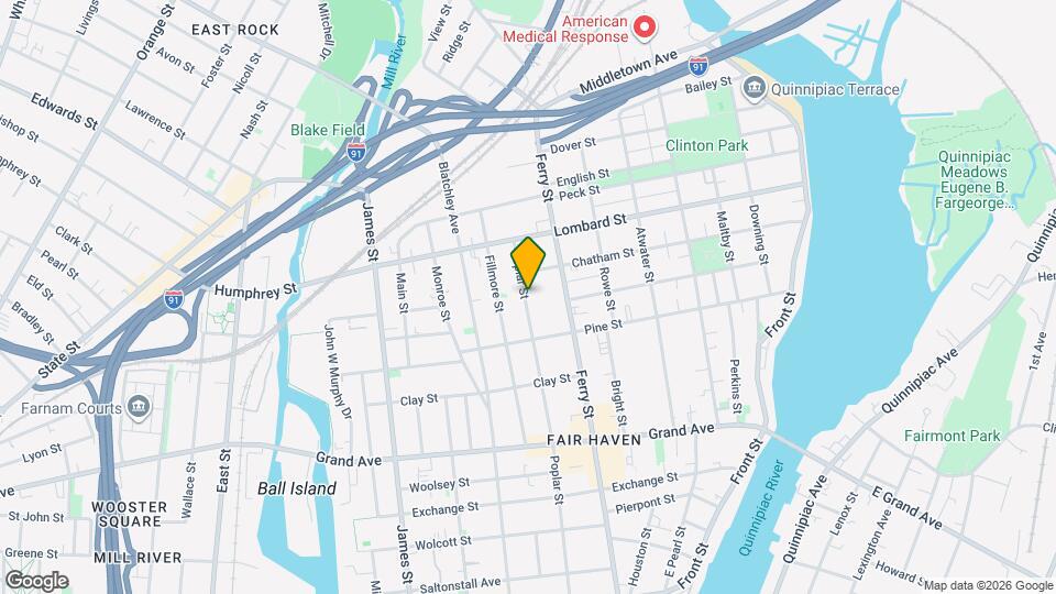 417 Poplar St Map and Location Details