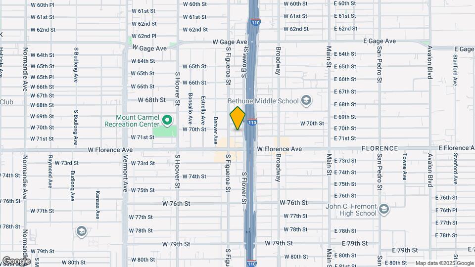 439 W 71st St Map and Location Details