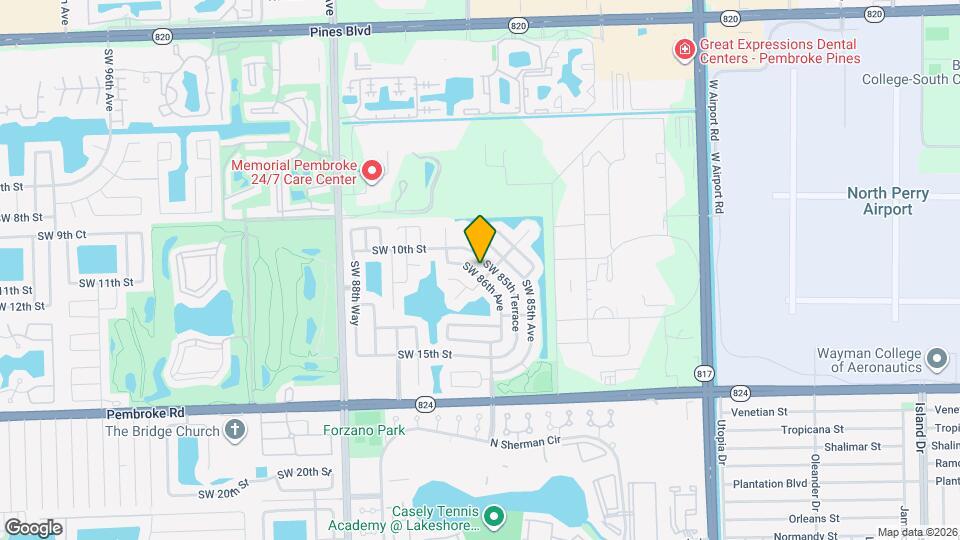 1131 SW 86th Ave Map and Location Details