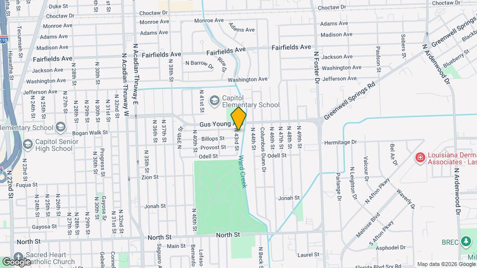 1438 N 43rd St Map and Location Details