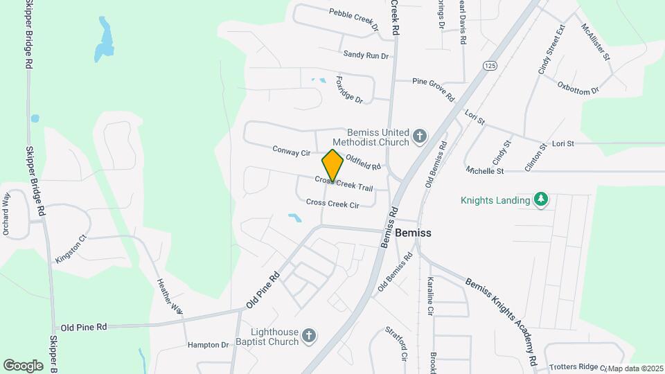 3835 Cross Creek Trail Map and Location Details