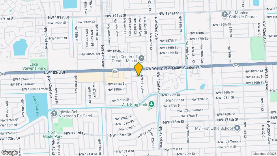 4310 NW 182nd St Map and Location Details