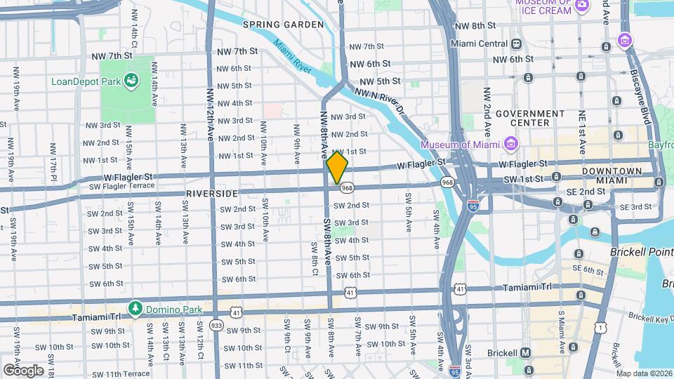 710 SW 1st St Map and Location Details