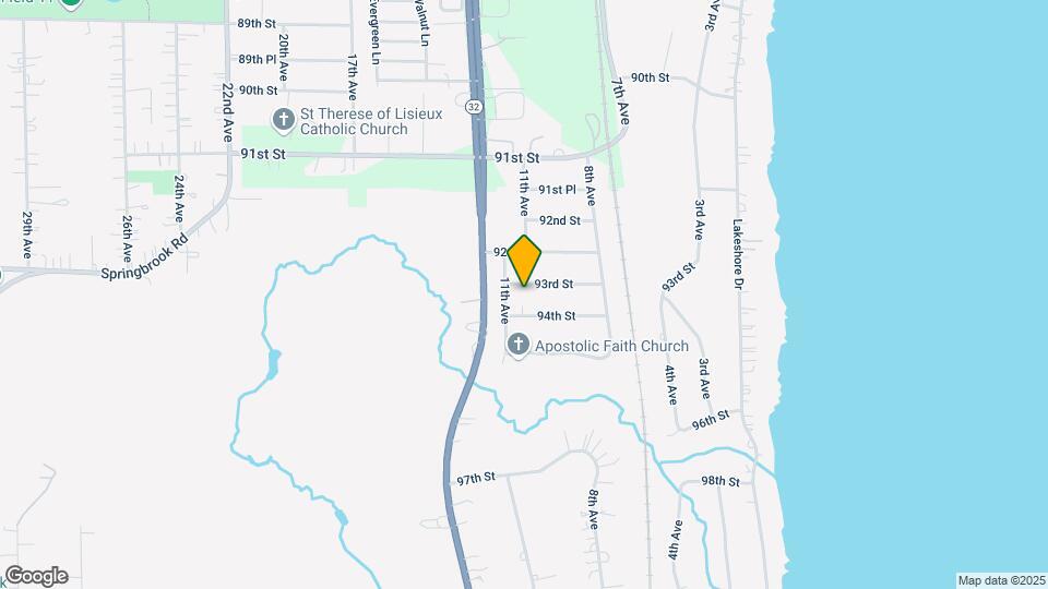 1075 93rd St Mapa y Detalles de la Ubicación
