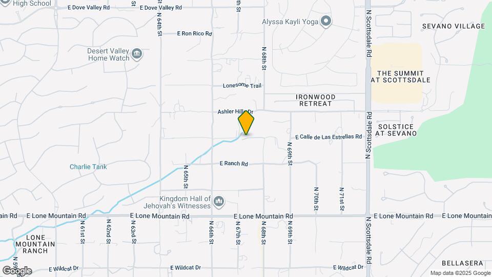 6703 E Calle de Las Estrellas Rd Mapa y Detalles de la Ubicación