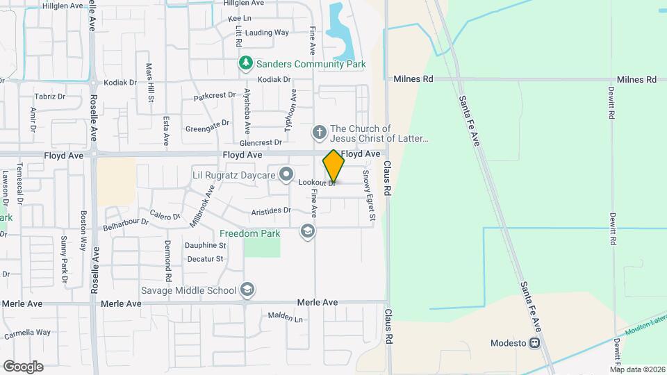 3832 Lookout Dr Map and Location Details