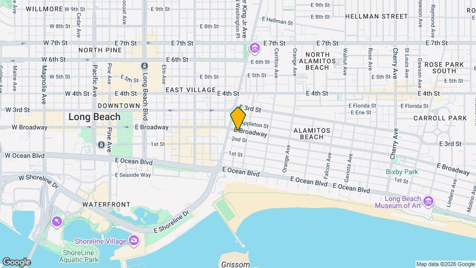 934 E Broadway Map and Location Details