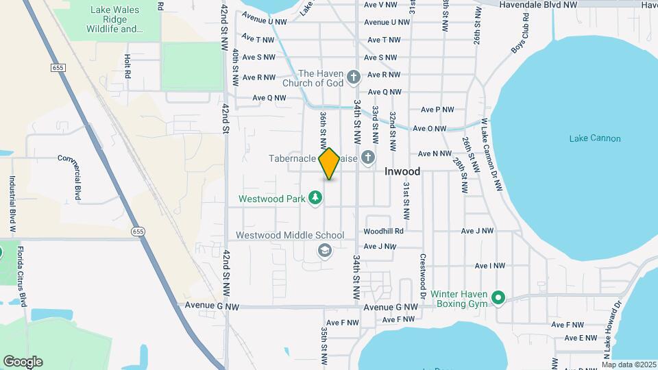 1280 36th St NW Map and Location Details