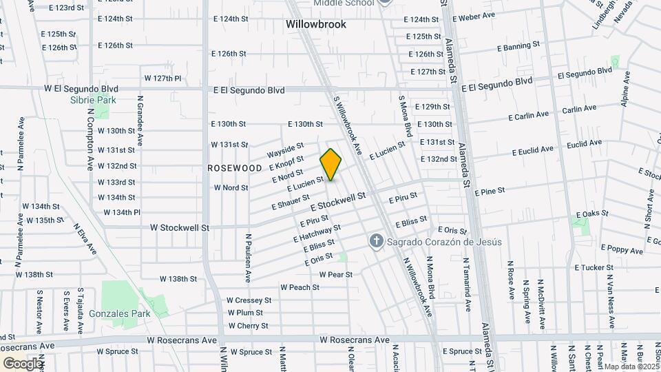 13314 S Oleander Ave Map and Location Details