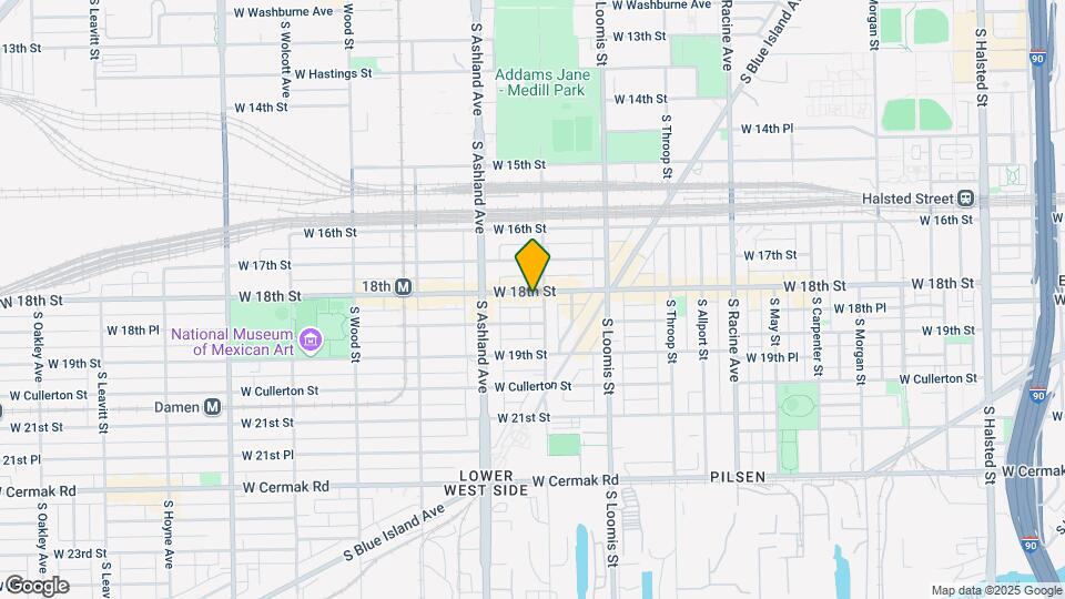 1515 W 18th St Map and Location Details