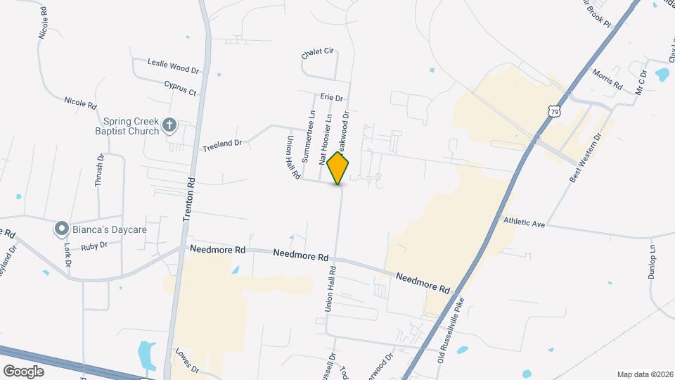 2746 Union Hall Rd Map and Location Details