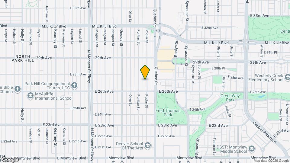 2655 Poplar St Map and Location Details