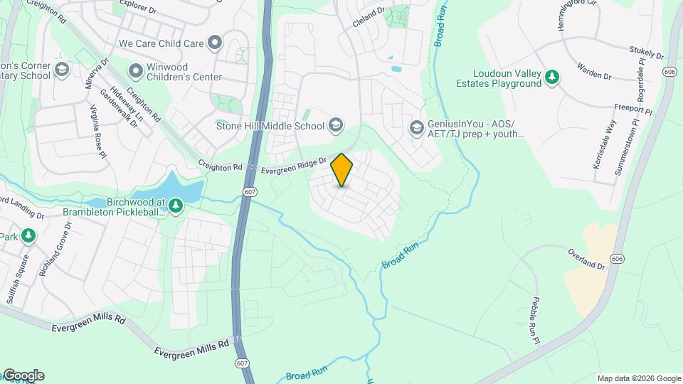 23540 Belvoir Woods Terrace Map and Location Details